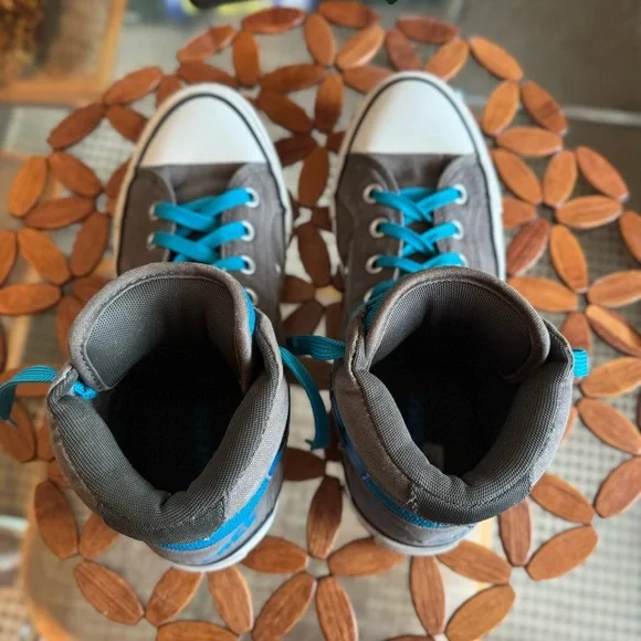 Converse All Star Chuck Taylor Canvas Low Top Tongue Gray-Big Kid - Size 6 - Picture 9 of 16